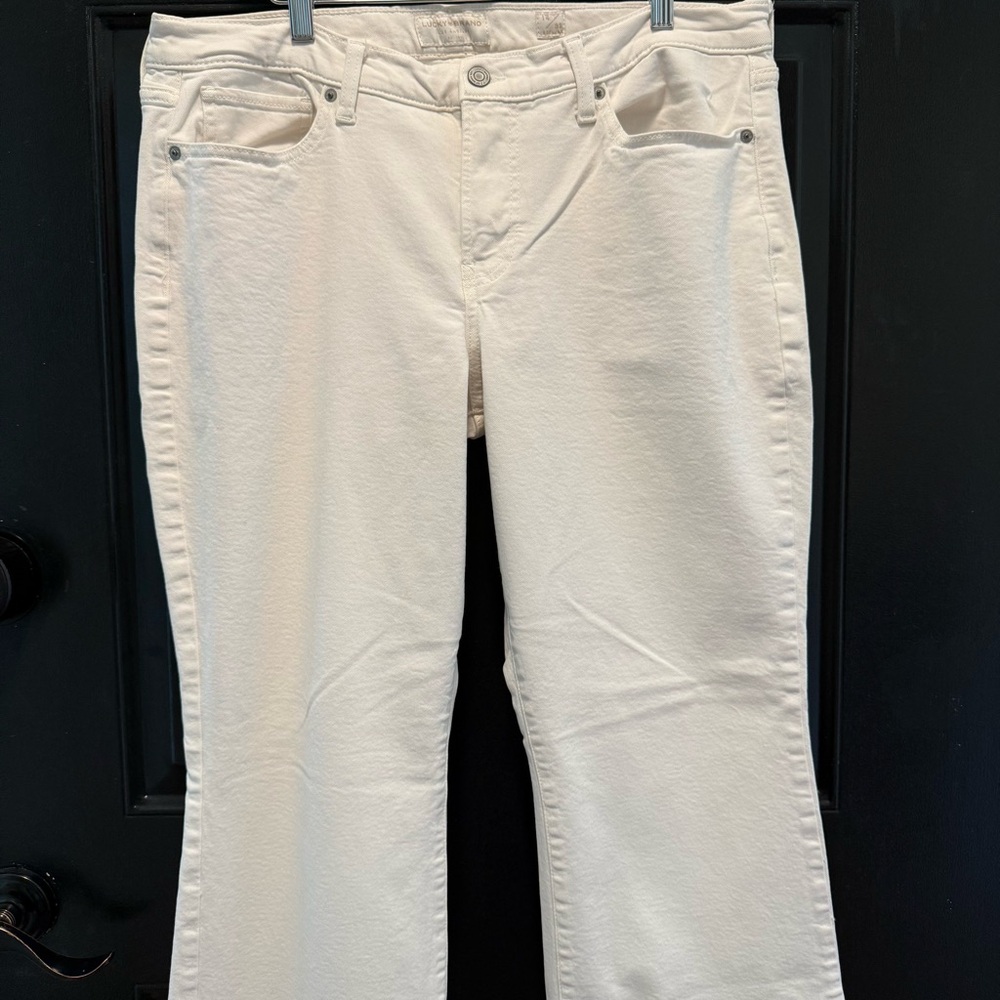 Lucky Brand Women’s Sweet Bootcut White Jeans